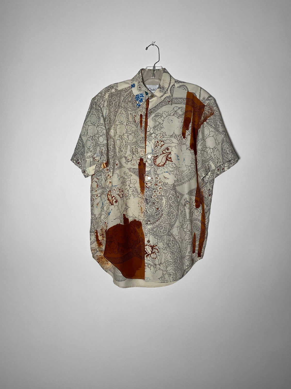 Archive Sale - Detachable Sleeve Unisex Shirt - Reclaimed Wool Shawl SMALL/MEDIUM